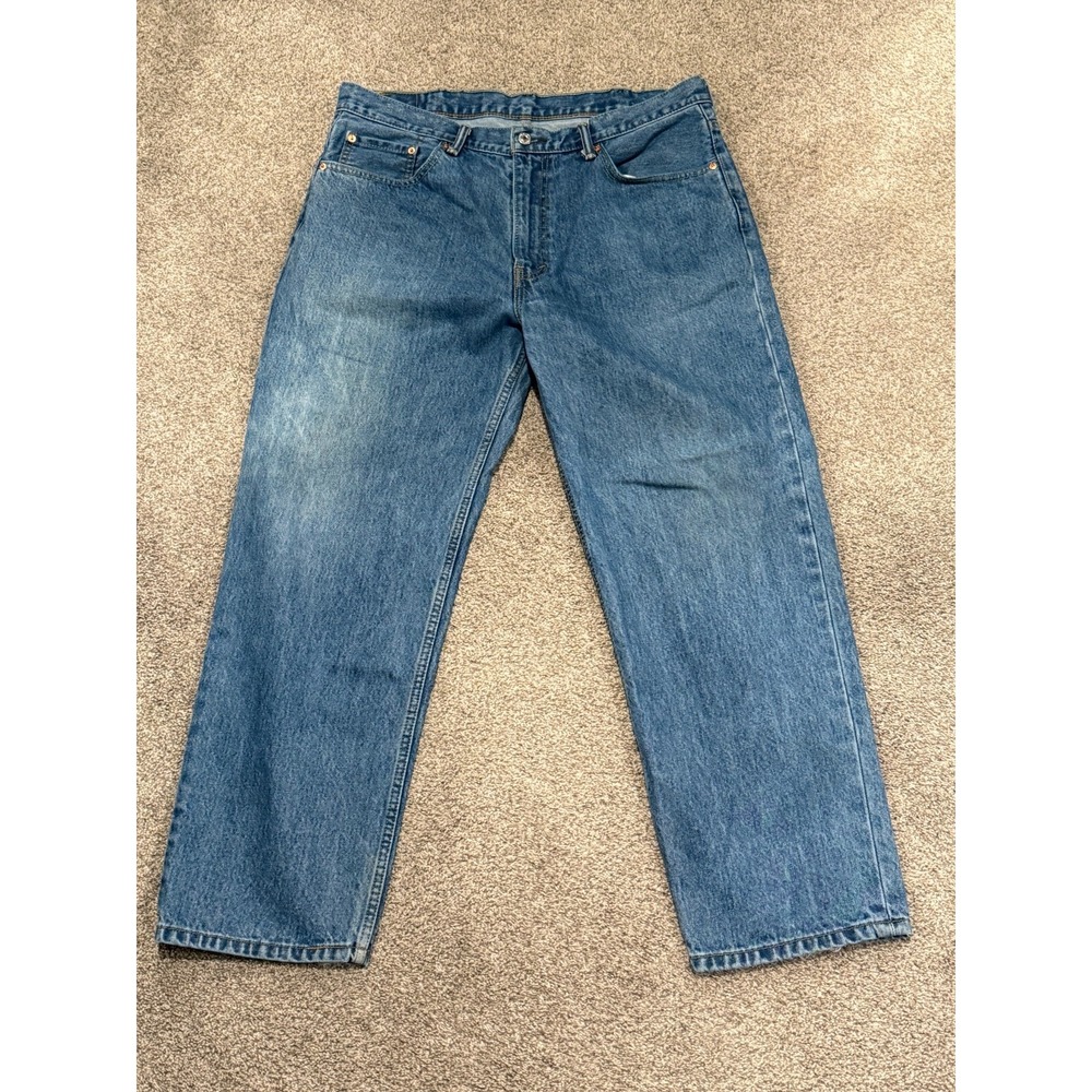 Levi's 550 Jeans Men's 38 X 30‎ Blue Denim Medium Wash Cotton Straight 5-Pockets